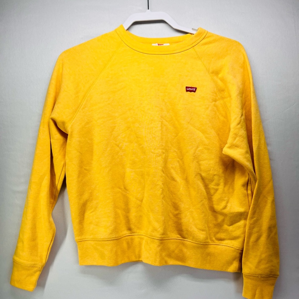 Levi's Women's Mustard Crew Neck Sweater‎
